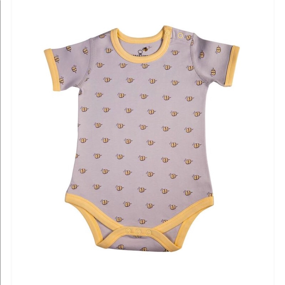 100% Organic Cotton BeeCotton Bee Bodysuits